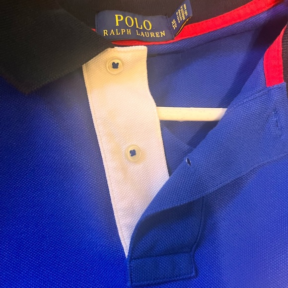 Polo Ralph Lauren - Men’s XL - Colour Block - Polo Shirt -Red, Blue, Black -NWOT - Picture 12 of 15